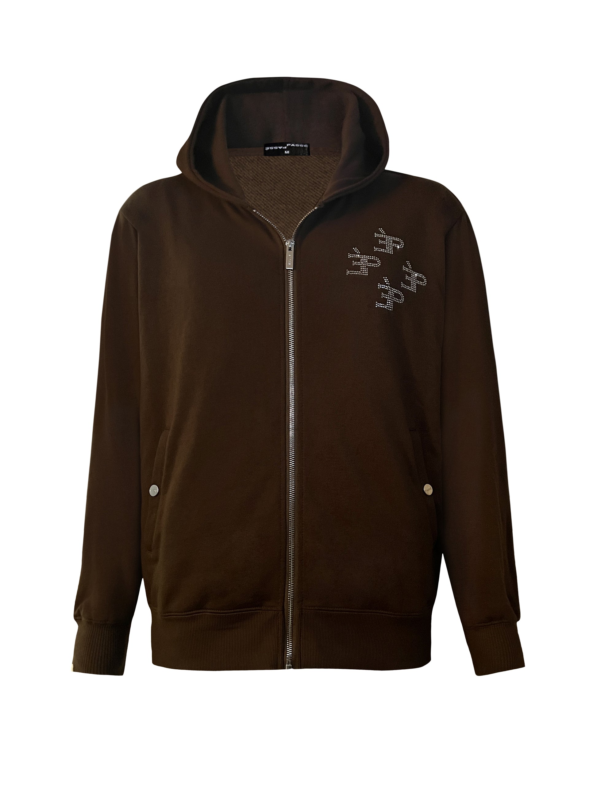 L Monogram French Terry Zip -Through Terry Zip Through Hoodie for